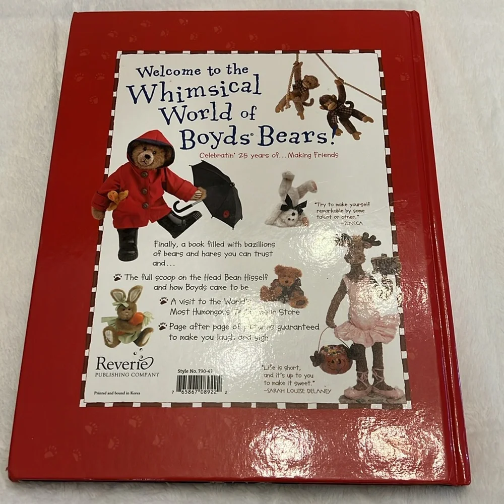 The Whimsical World of Boyds Bears Silver Anniversary Album Coffee Table Book